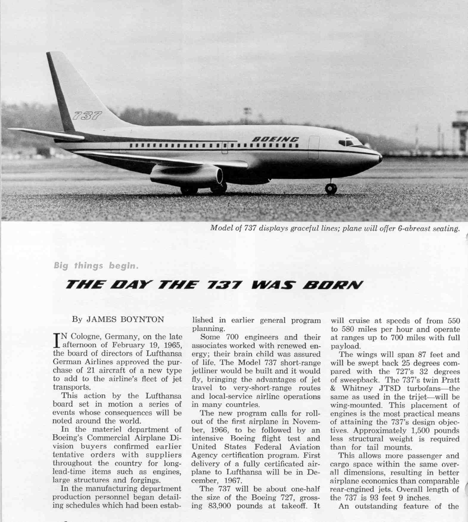 Boeing 737 Prototype