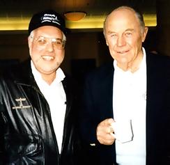 Bob with Chuck Yeager